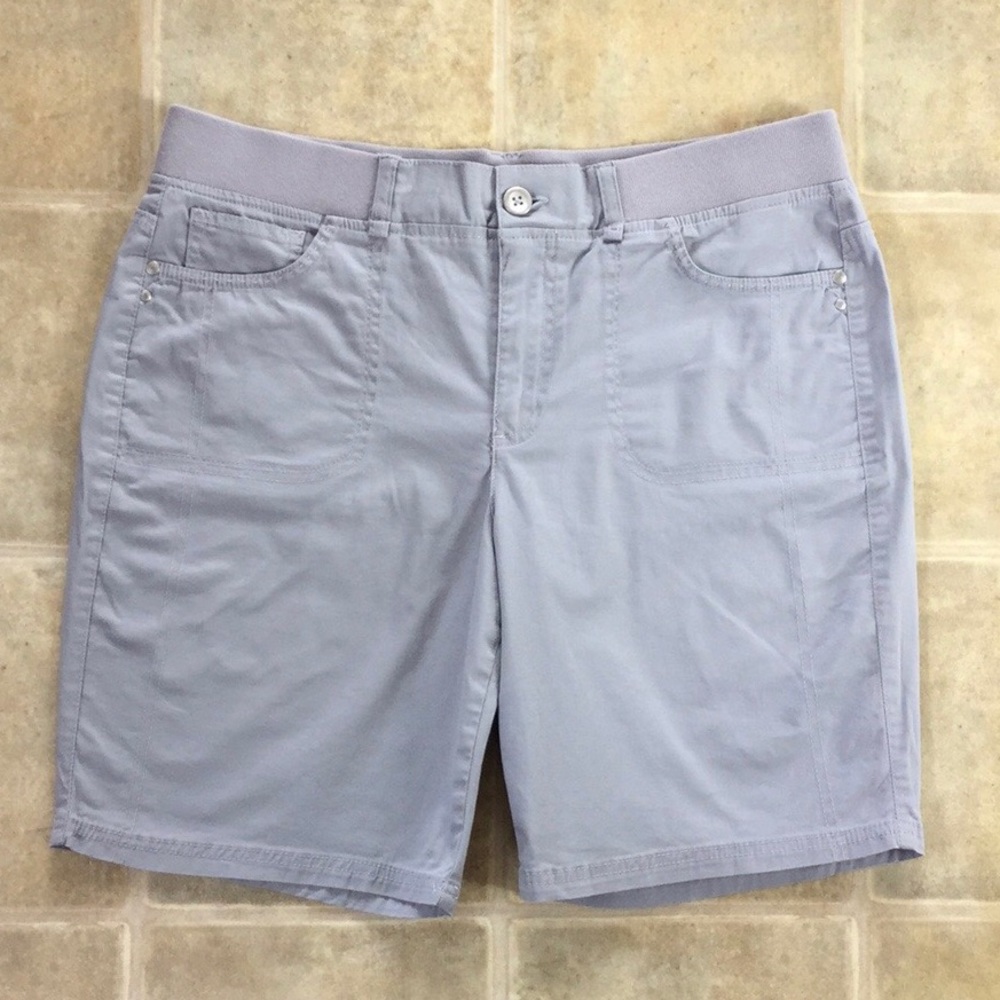 Gloria Vanderbilt - Kristine Bermuda Shorts - Grey